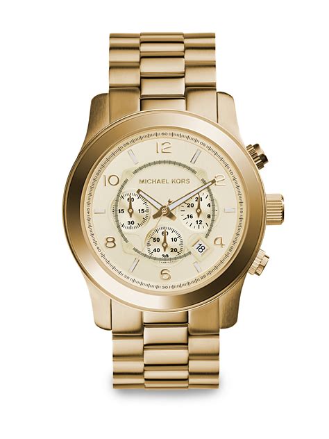 michael kors runway watch on ebay|Michael Kors oversized watch.